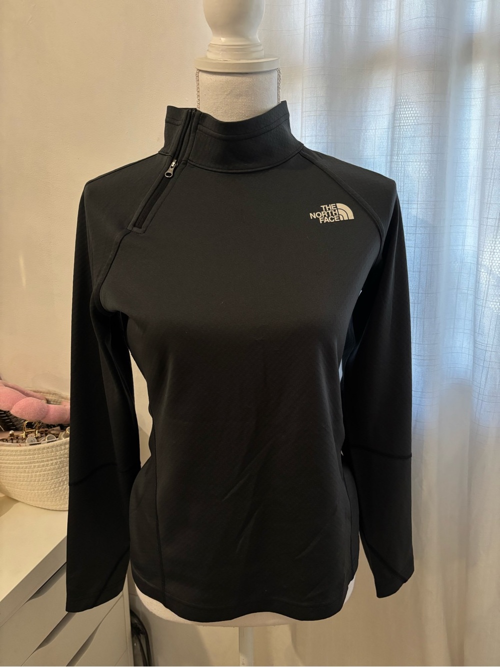 The North Face Black Quarter-Zip Pullover